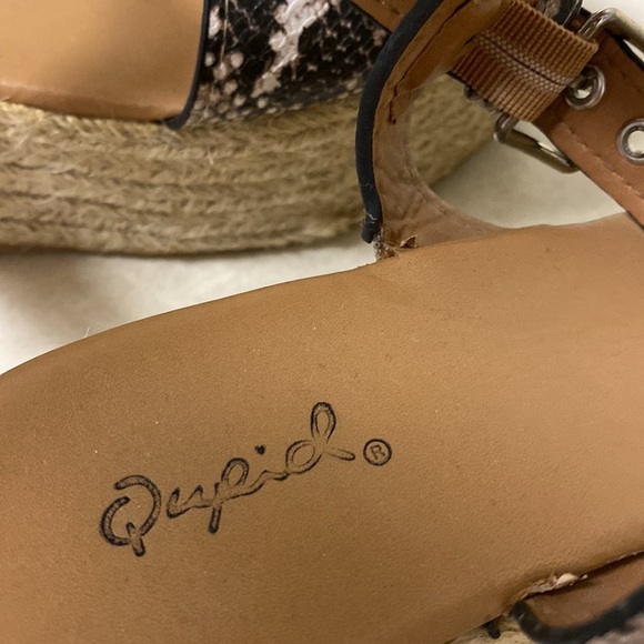 Qupid snakeskin sandals - Picture 6 of 7